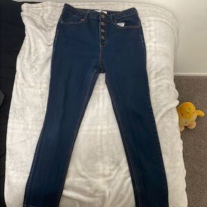 Women's Dark Blue Jeans